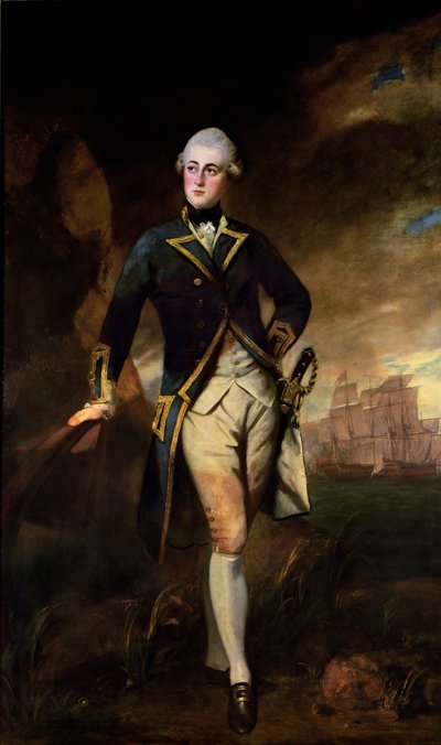 Kapitän Lord Robert Manners, 1782 von Joshua Reynolds